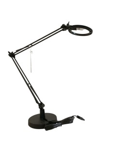 Luceplan 1D120 P0E001 Berenice small black table lamp without reflector 30cm + 30cm gy6,5 35w 12v